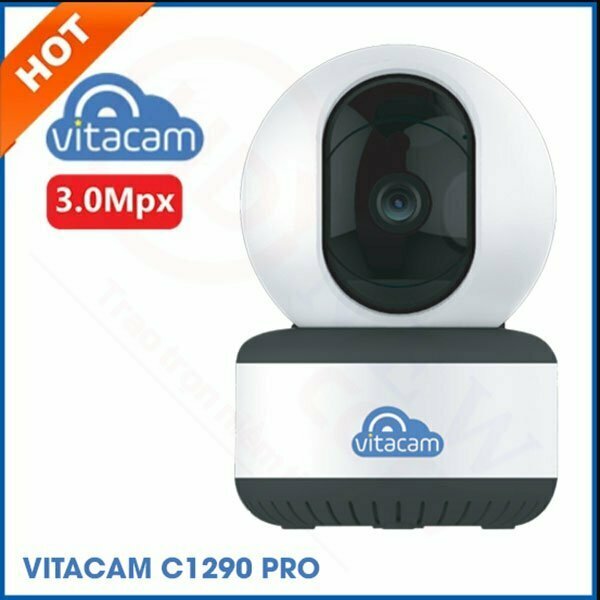 Vitacam C1290 Pro – Camera IP 3MP, lens 2.8mm góc siêu rộng