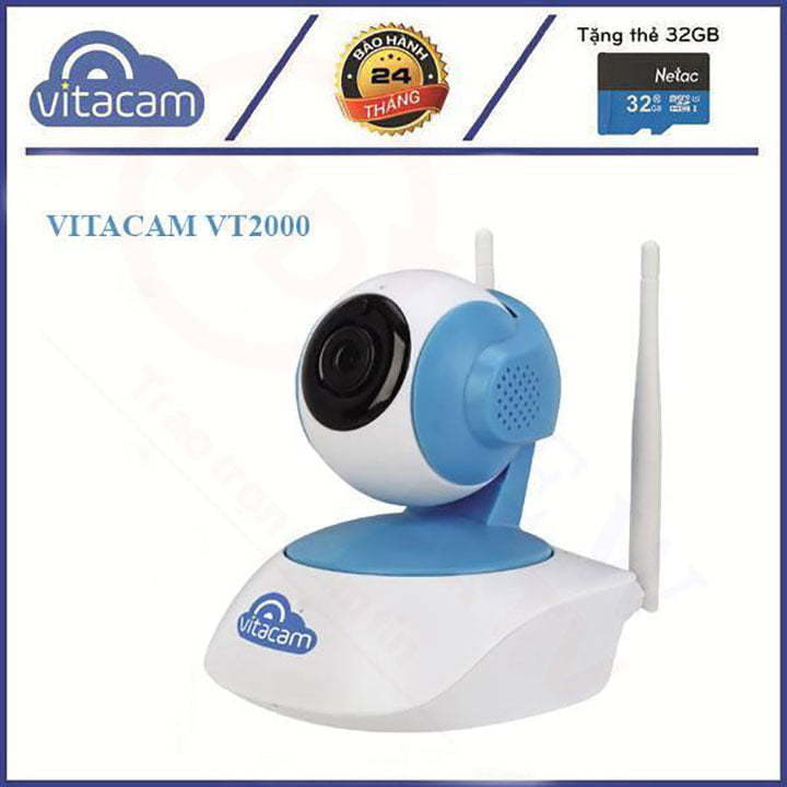 Vitacam VT2000 – Camera IP Wi-Fi 3MP trong nhà