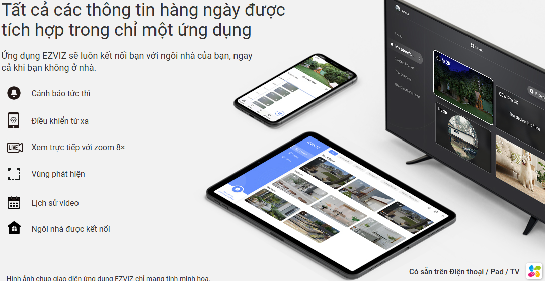 Camera EZVIZ H6c 2K - Hải Phòng