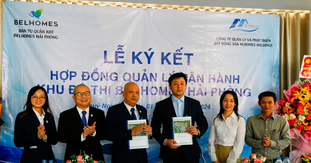 Khu dân cư Belhomes VSIP Hải Phòng ra mắt Ban quản lý vận hành