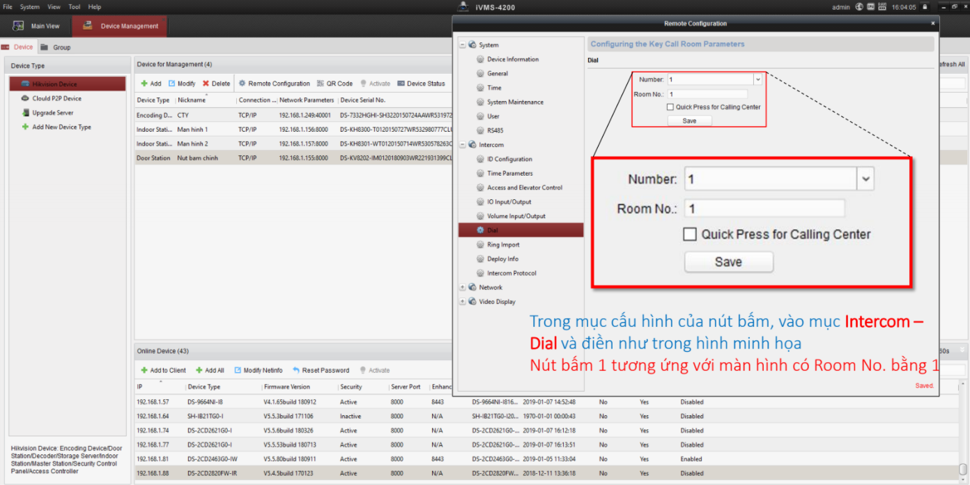 Hướng dẫn cài đặt Hikvision IP Video Ringer