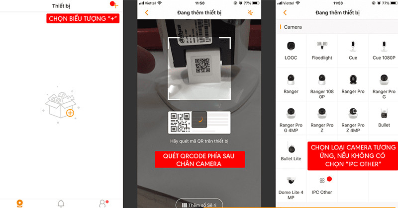 Thêm camera vào ứng dụng IMOU