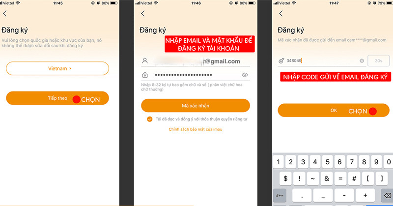 - Khi đó hộp mã xác nhận sẽ hiện ra như trong hình. Lúc này bạn sẽ phải mở email vừa đăng ký tài khoản để lấy mã và điền vào ô xác nhận để kích hoạt tài khoản như hình 3.