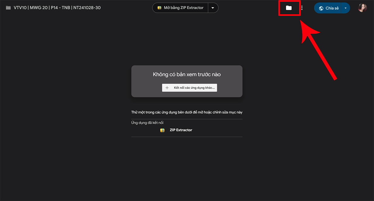 Cách tải file dung lượng quá lớn không xem trước trên Google Drive