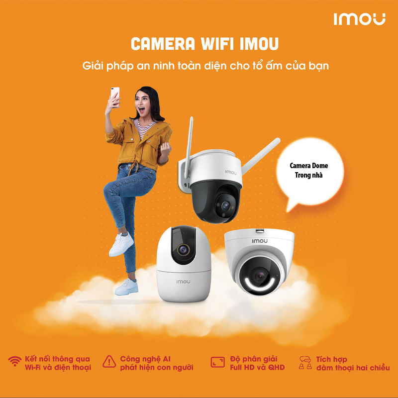Top dòng camera Imou Hải Phòng bán chạy, phù hợp với mọi không gian 1 Camera imou Hải Phòng