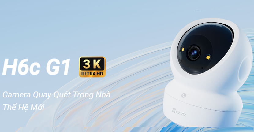 Camera EZVIZ H6c G1 3K Hải Phòng