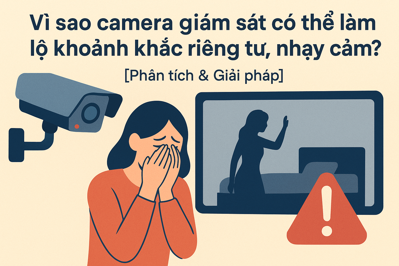 Vì sao camera giám sát có thể làm lộ khoảnh khắc riêng tư
