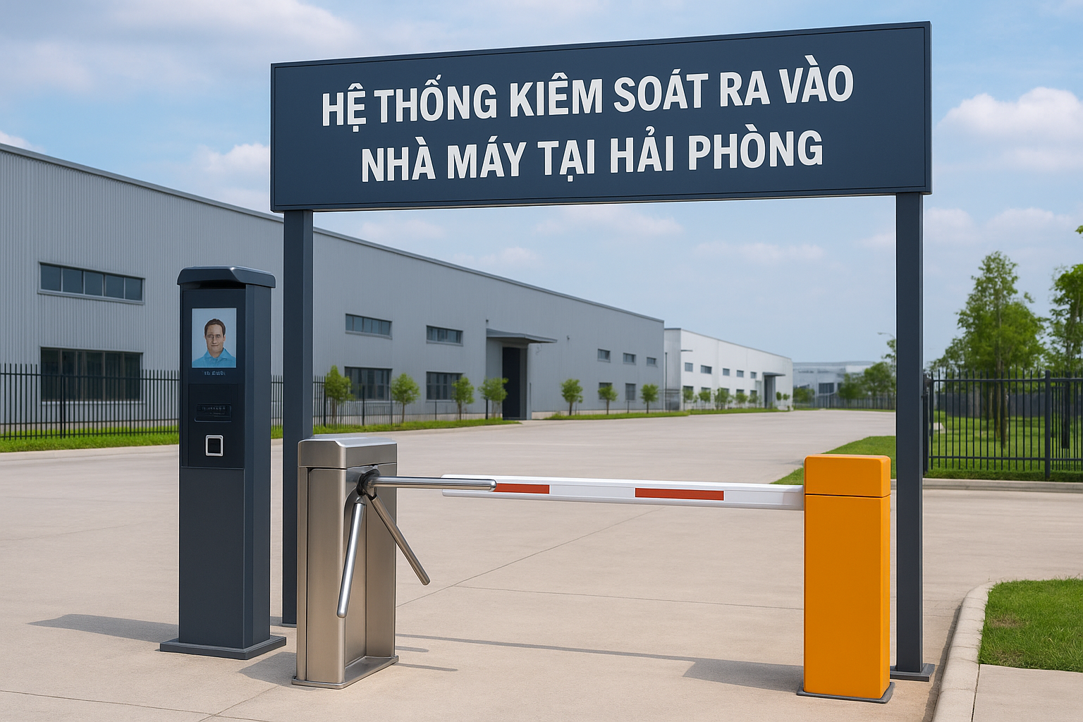 kiểm soát ra vào nhà máy tại Hải Phòng kiểm soát ra vào nhà máy tại Hải Phòng