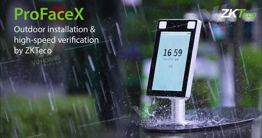 Máy chấm công khuôn mặt ZKTECO PRO FACE X tại Hải Phòng Máy chấm công khuôn mặt ZKTECO PRO FACE X tại Hải Phòng